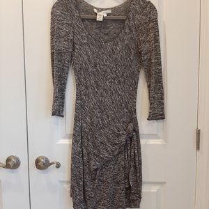 Max Studio Sweater Dress Small Brown Heather